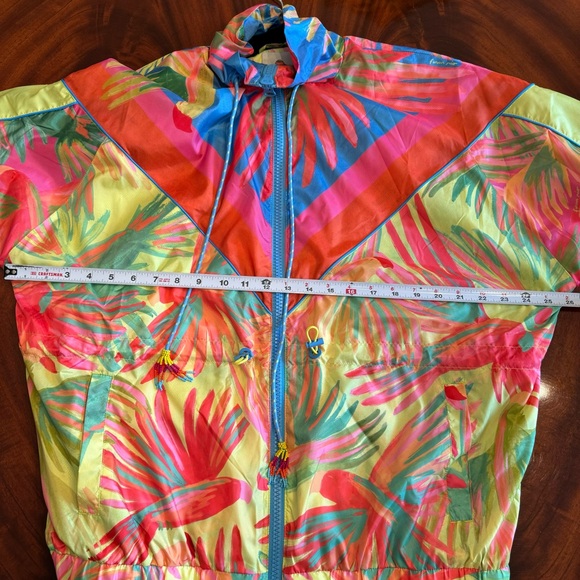 FARM RIO Mixed Painted Birds Windbreaker - Picture 15 of 17